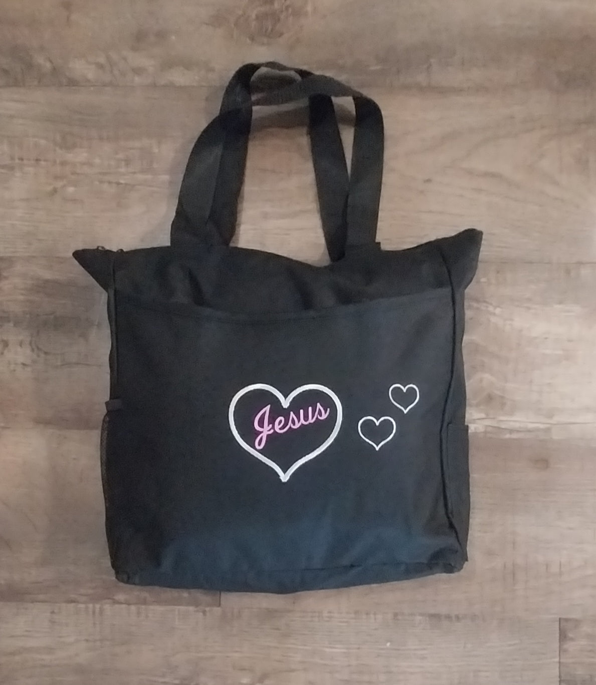 Jesus heart Tote Bag
