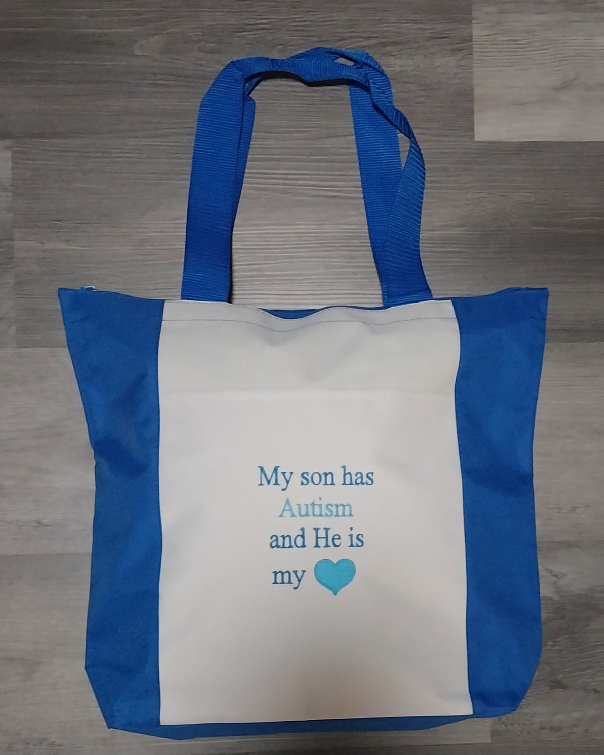 Son Autism Tote Bag