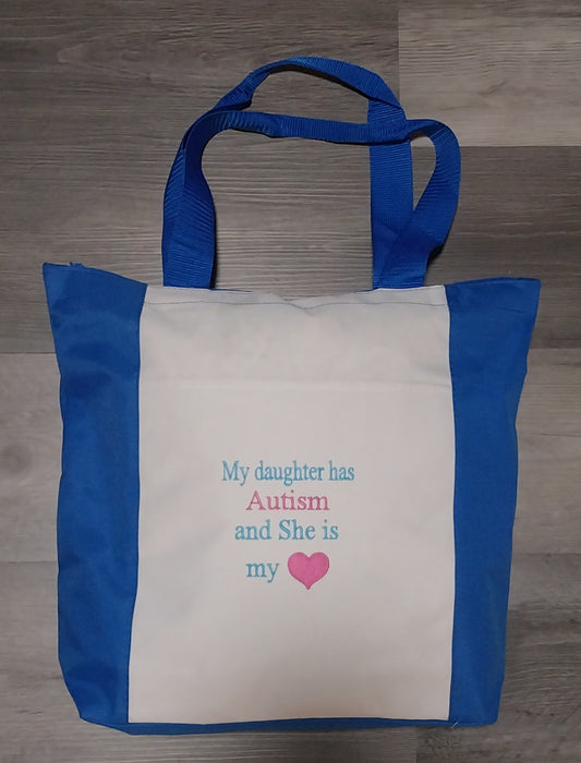 Daughter Autism Tote Bag