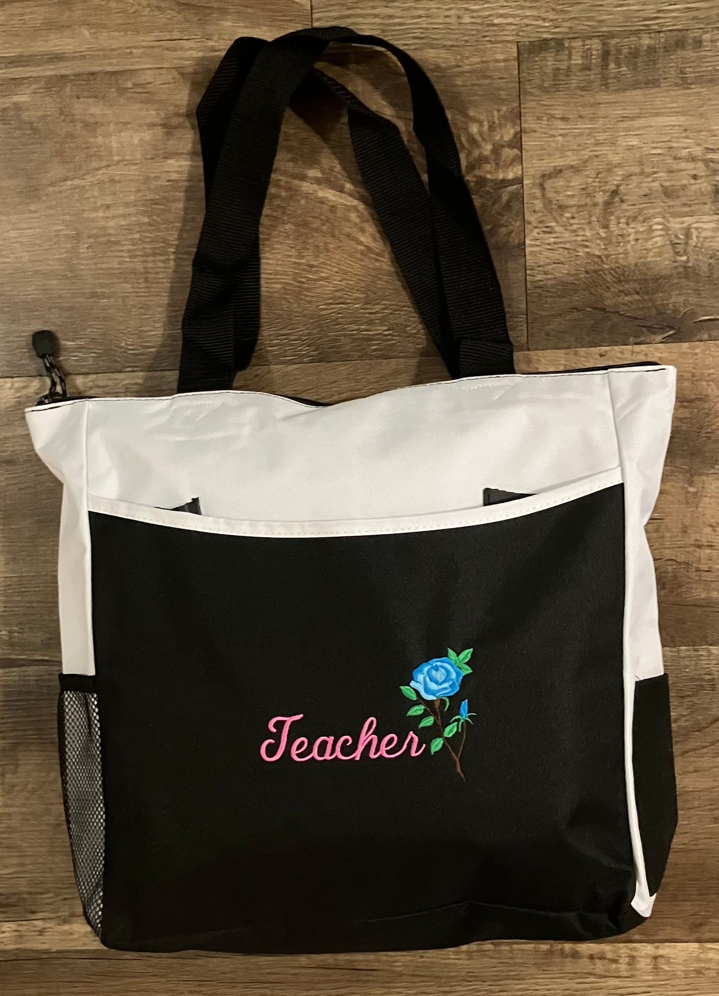 Teacher Rose Tote Bag