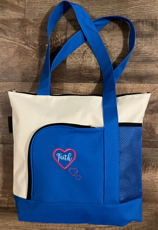 Faith Heart Tote Bag